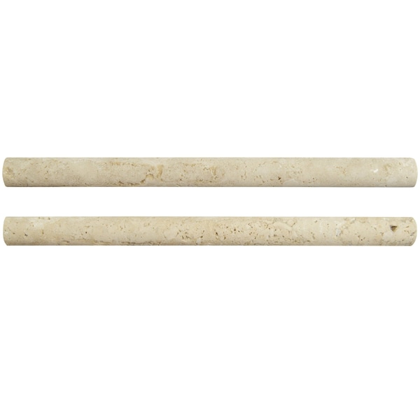 Msi Chiaro Pencil Molding 3/4 In. X 12 In. Travertine Wall Tile, 20PK ZOR-MD-T-0005 - main
